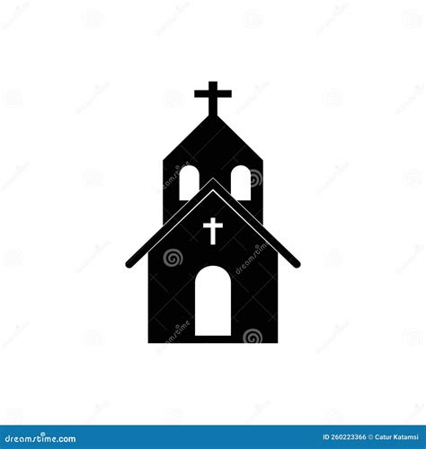 Church Icon Logo Vector Stock Vector Illustration Of Icon 260223366