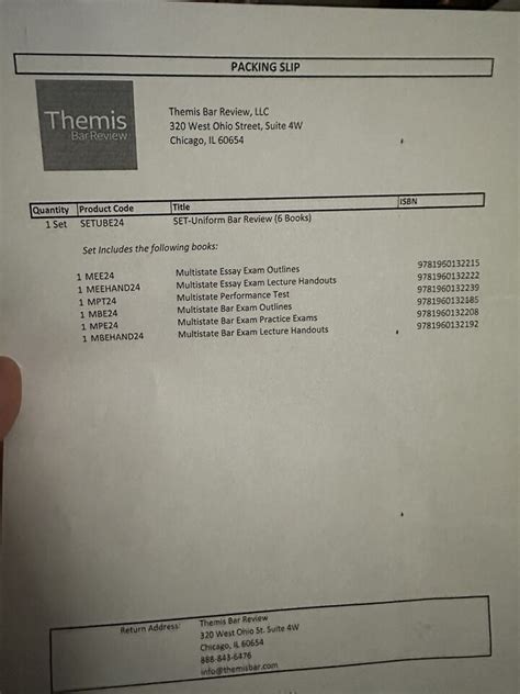 Themis Multistate Bar Review Prep Course 2024 EBay