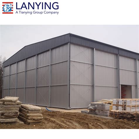 Gable Frame Prefabricated Steel Structure Warehouse Building Poultry