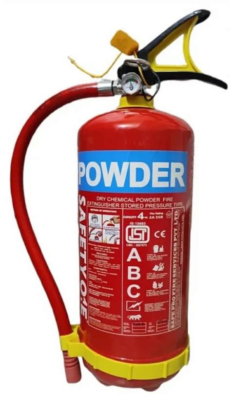 Safe Pro ABC Powder Based Fire Extinguishers 4 Kg At Rs 1950 Ashok