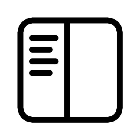 Sidebar Vector Svg Icon Svg Repo