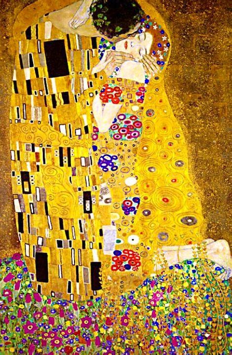 The Kiss Aka Lovers Circa 1908 09 Gustav Klimt Austrian Oil