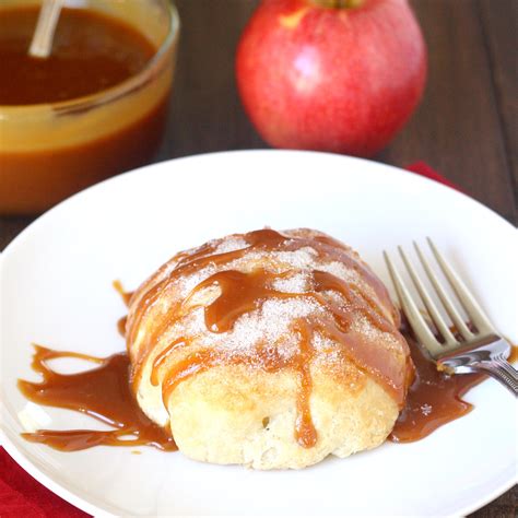 Baked Apple Dumplings With Caramel Sauce Traceysculinaryad Flickr