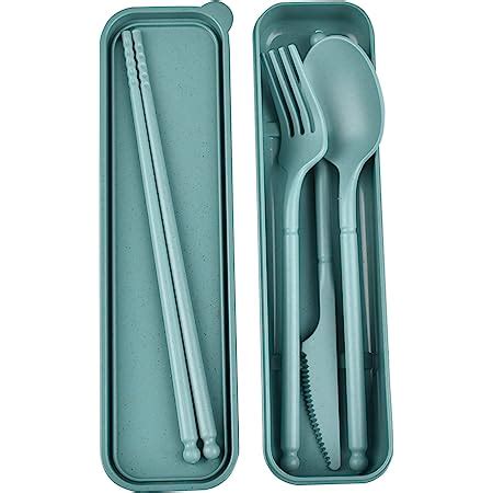 Amazon Sunnyhill Pcs Healthy Eco Friendly Wheat Straw Cutlery Set