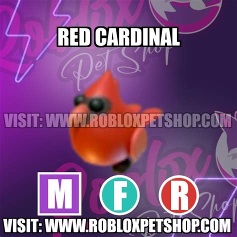 Red Cardinal MEGA FLY RIDE Adopt Me