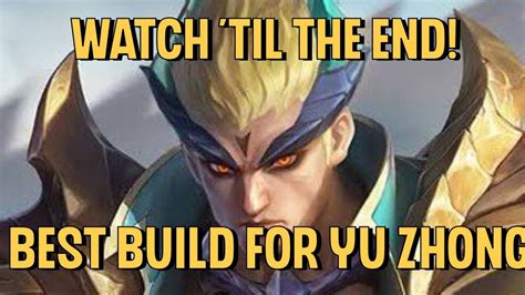 BEST BUILD FOR YU ZHONG IN SOLO RANK YU ZHONG HIGHLIGHTS Mobile