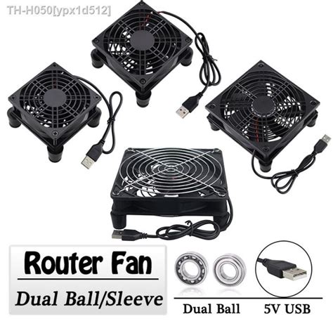 Gdstime 5V USB Router Fan 80mm 92mm 120mm 140mm DIY TV Box Ball