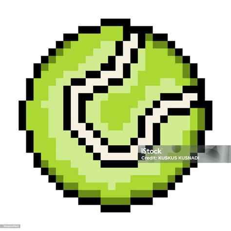 Tennis Ball With Pixel Art Design向量圖形及更多休閒活動 主題圖片 休閒活動 主題 休閒遊戲