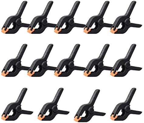 20 Piece Nylon Spring Clamps Plastic Heavy Duty Grip Clips Set 10pcs 2