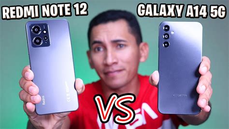 COMPAREI O Redmi Note 12 Vs Galaxy A14 5G E Fiquei SURPRESO