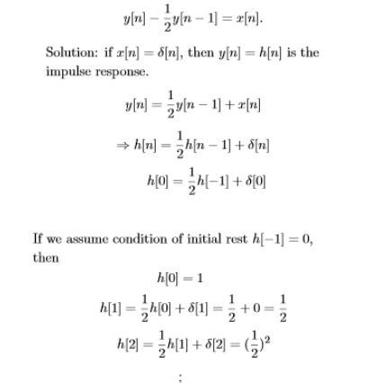 Sample Problems And Important Short Answers Linear Time Invariant