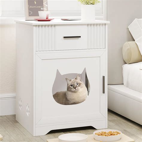 Amazon Xilingol Cat Litter Box Enclosure Hidden Cat Litter Box