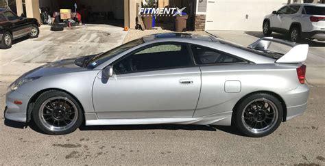 2002 Toyota Celica Gt With 17x8 Konig Hypergram And Michelin 225x45 On Lowering Springs