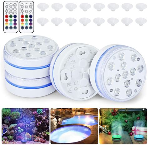 Luces Led Sumergibles De Orelpo Luces Led De Piscina Impermeables Con