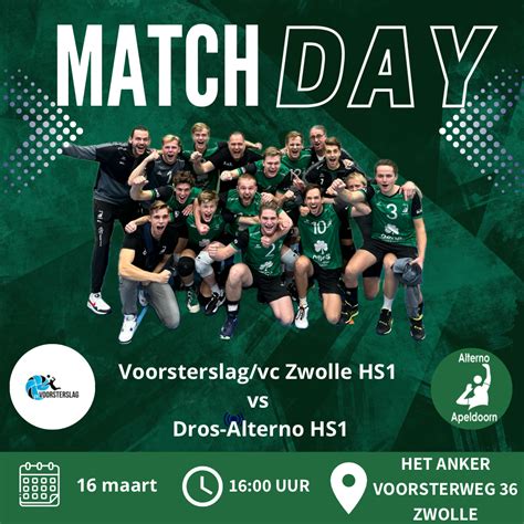 MATCHDAY Heren 1 Volleybalvereniging Alterno Apeldoorn