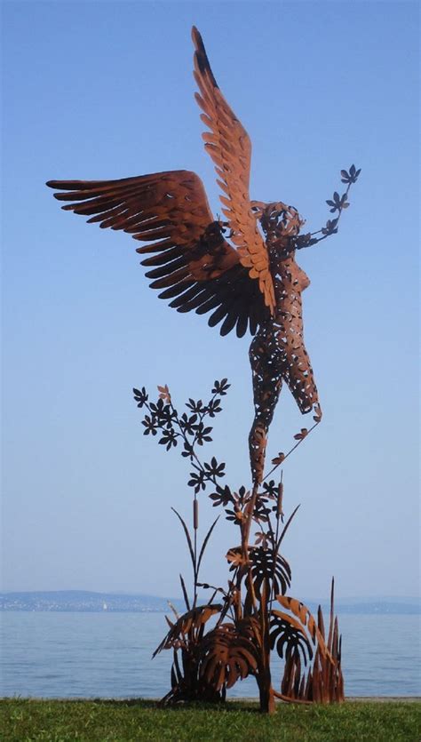 Casa Padrino Luxury Decorative Sculpture Angel Rust X X H