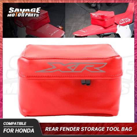 Dirt Bike Essories XR Rear Tool Box For HONDA XR125 XR150 XR200 XR230 XR250 XR400 XR600 XR650 ...