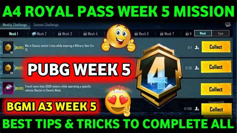 Season C S A Royal Pass Week Mission Pubg Mobile Rp Mission