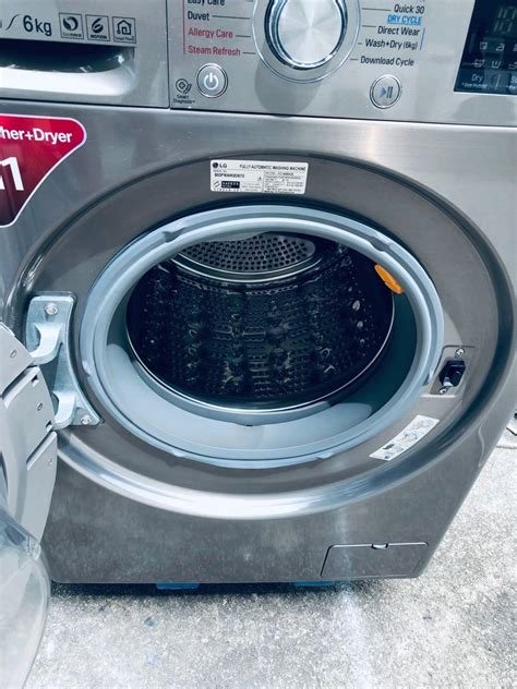 9 6Kg Washing Machine Cum Dryer 2 In 1 TV Home Appliances Washing