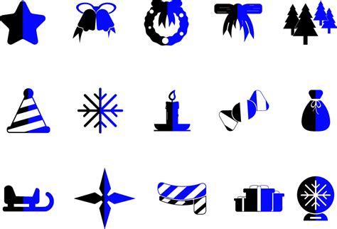 Christmas Icon Collection Vector 35930753 Vector Art at Vecteezy