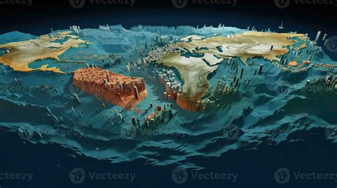 geography ocean floor mapped ai generated 29709367 Stock Photo at Vecteezy