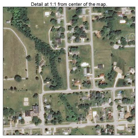 Aerial Photography Map of Reynolds, IL Illinois