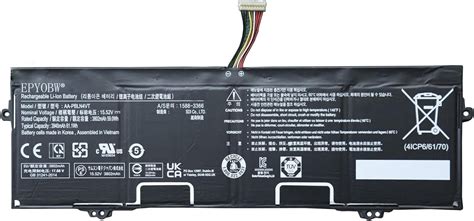 Amazon EPYOBW AA PBLN4VT Laptop Battery 61 1Wh 3940mAh 4 Cell 15