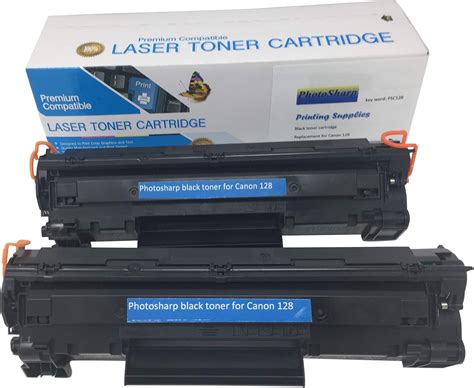 2 Compatible Replacement Cannon Imageclass Mf4770n Black Ink Toner