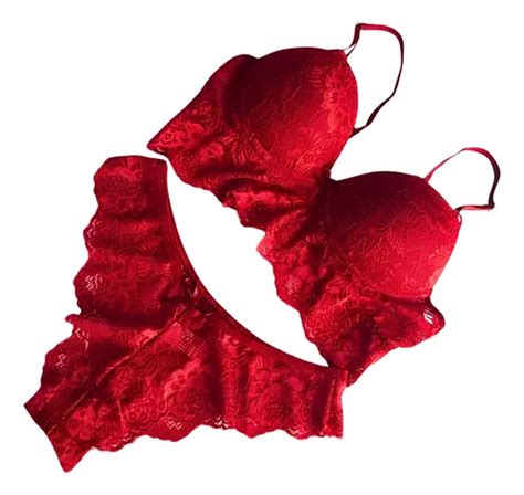 Conjunto Lingerie Bojo Calcinha Fio Dental Em Renda Sexy Parcelamento Sem Juros