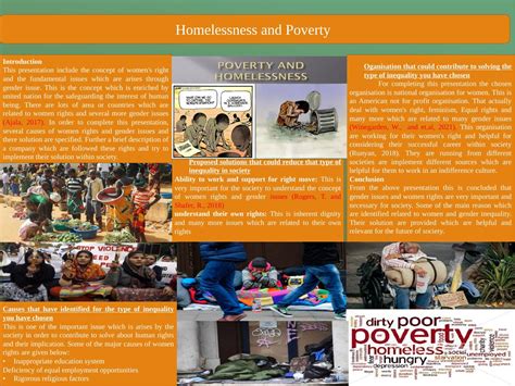 Homelessness and Poverty