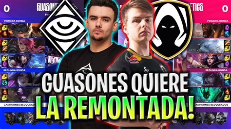 GUASONES BUSCA LA REMONTADA A HERETICS HRTS Vs GSNS GAME 2 RESUMEN