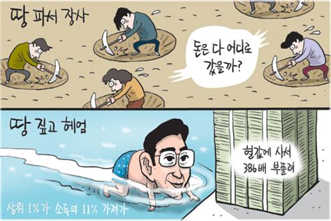 땅 파서 장사땅 짚고 헤엄