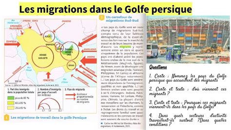 Les Migrations Dans Le Golfe Persique