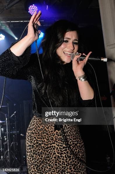 Alexis Winston Performs On Stage At Xoyo On April 4 2012 In London