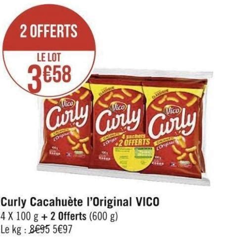 Vico curly cacahu Géant Mars 2022