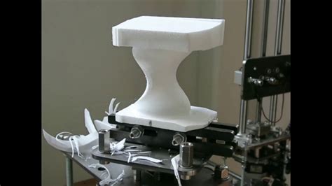 DIY CNC Hot Wire Foam Cutter 3D Test Cut 1 YouTube