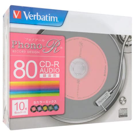 Verbatim 録音用cd R Mur80phs10v1 10枚 オンラインショッピングエクセラー Jre Mall店｜jre Mall