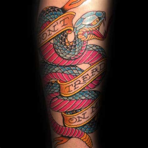 Rattlesnake Tattoo Designs For Men Manly Ink Ideas