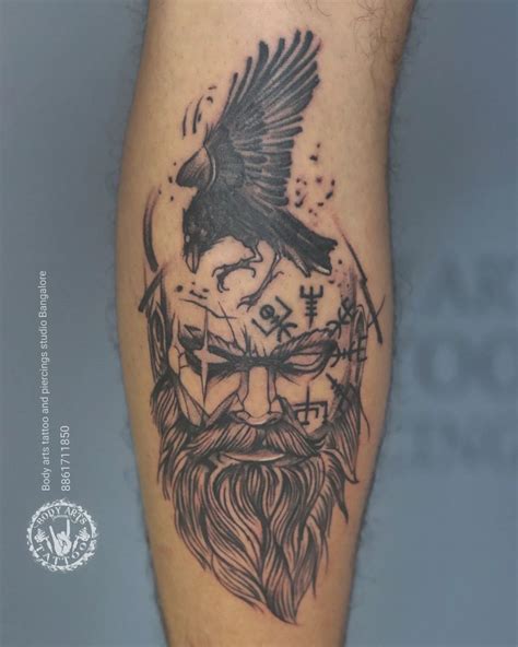 15 Majestic Viking Tattoo Design For Men - The Dashing Man