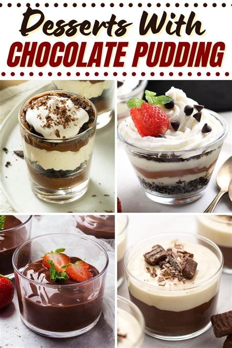 23 Desserts With Chocolate Pudding Easy Recipes Insanely Good