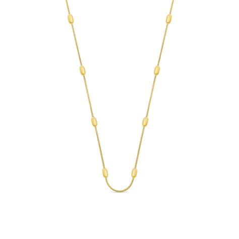 Ball Pendant Rounded Snake Chain Gold Nevaeh