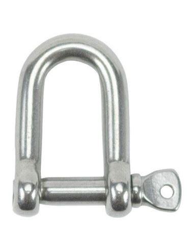 Elec Galv European Large Dee Shackle Mm