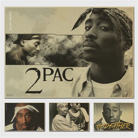 Jay Z Tupac Jay Z 2pac Rap God Retro Poster Vintage Prints Poster Wall