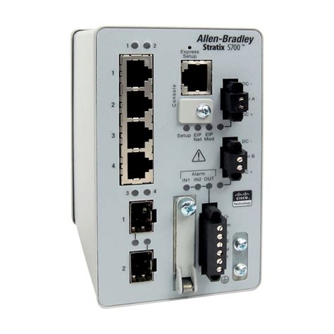 Allen Bradley Stratix Managed Switch Ports X Mb Copper