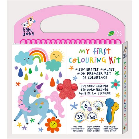 HAKU YOKA MY FIRST COLOURING KIT UNICORN FRIENDS AVENIR Playwell