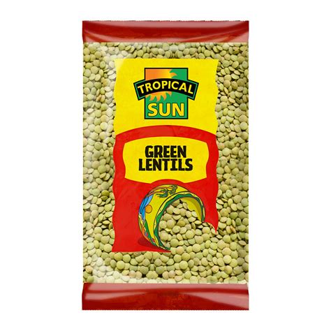 Tropical Sun Green Lentils Packet 500g