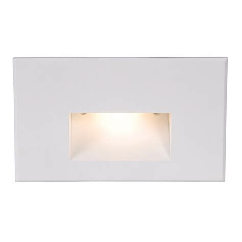 WAC Lighting White LED Recessed Step Light | WL-LED100-C-WT ...