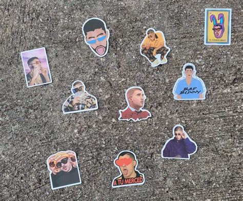 Bad Bunny Stickers Stickers De Bad Bunny - Etsy