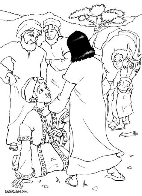 Blind Bartimaeus On Colouring Pages Clip Art Library