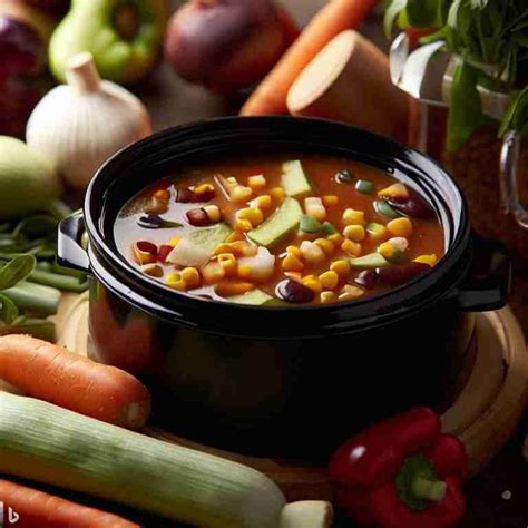 Slow Cooker Vegetable Soup Recipe Slow Cookers